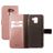 Mobiparts Saffiano Wallet Housse Samsung Galaxy J6 (2018) Etui Porte-Monnaie - Rose