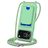 Mobigear Lanyard Card iPhone 17 Pro Max Coque avec cordon en Silicone et Porte-Cartes - Vert
