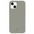Valenta Snap Luxe Coque iPhone 13 Coque arrière en Cuir Véritable - Gris