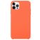 Mobigear Rubber Touch Coque iPhone 15 Pro Max Coque arrière en Silicone - Orange