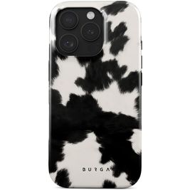 Burga Tough Coque iPhone 16 Pro Coque arrière Rigide Anti-Chocs - Achromatic