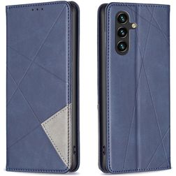Mobigear Rhombus Slim Housse Samsung Galaxy A35 Etui - Bleu
