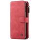 Caseme 007 Housse Samsung Galaxy S10e Etui avec Coque Détachable Porte-Monnaie - Rouge