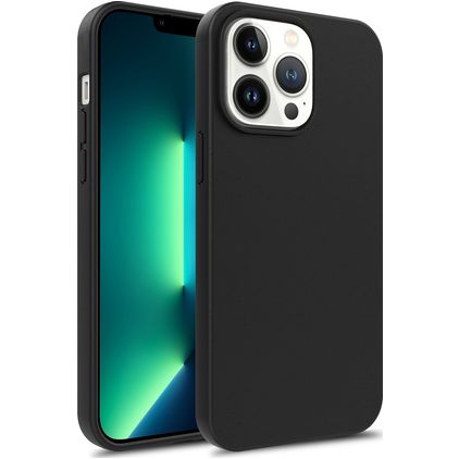 Mobigear Bio Coque iPhone 15 Plus Coque arrière en Eco-Friendly - Noir