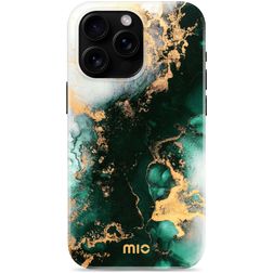 MIO Coque iPhone 16 Pro Max MagSafe Coque arrière Rigide - Green Marble