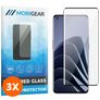 Mobigear Premium OnePlus 11 Verre trempé Protection d'écran - Compatible Coque - Noir (Lot de 3)
