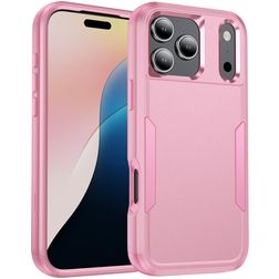 Mobigear Ultra Tough Coque iPhone 17 Pro Max Coque arrière Rigide Anti-Chocs - Rose
