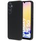 Mobiparts Coque Samsung Galaxy A25 Coque arrière en Silicone - Noir