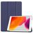 Mobigear Tri-Fold Coque iPad 9 (2021) Etui - Dark Blue