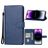 Mobigear Wallet Housse iPhone 15 Pro Etui Porte-Monnaie - Bleu