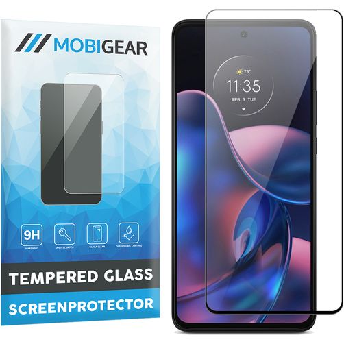 Mobigear Premium Motorola Edge (2022) Verre trempé Protection d'écran - Compatible coque - Noir