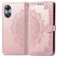 Mobigear Mandala Housse OPPO A17 Etui Porte-Monnaie - Rose doré
