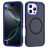 Mobigear Rugged Mag Coque iPhone 16 Pro MagSafe Coque arrière Rigide Anti-Chocs - Bleu Marin