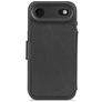 Decoded Detachable Wallet Housse iPhone Air MagSafe Etui avec Coque Détachable en Cuir Véritable Porte-Monnaie - Noir