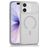 Mobigear Shockproof Grip Coque iPhone 17 MagSafe Coque arrière Rigide - Blanc