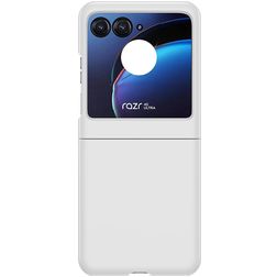 Mobigear Colors Motorola Razr 40 Ultra Plastique rigide Coque arrière - Blanc