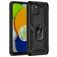 Mobigear Armor Ring Coque Samsung Galaxy A03 Coque arrière Rigide Anti-Chocs avec Anneau-Support - Noir