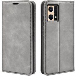 Mobigear Retro Slim Housse OPPO Reno 7 4G Etui Porte-Monnaie - Gris Mobigear Retro Slim Housse OPPO Reno 7 4G Etui Porte-Monnaie - Gris