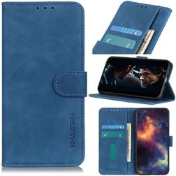 Mobigear Retro Samsung Galaxy S20 Étui Portefeuille - Bleu