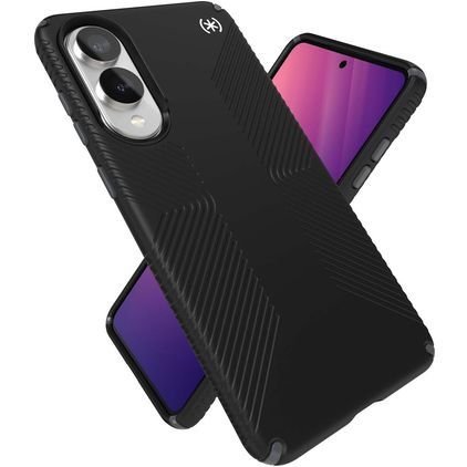 Speck Presidio2 Grip Coque Samsung Galaxy S25 Edge Coque arrière Rigide Anti-Chocs - Noir