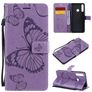 Mobigear Butterfly Housse Huawei Y6p Etui Porte-Monnaie - Violet
