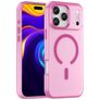 Mobigear Shockproof Coque iPhone 17 Pro Max MagSafe Coque arrière Rigide - Rose