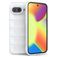 Mobigear Bumpy Coque Google Pixel 10a Coque arrière en TPU Souple - Blanc