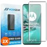 Mobigear Premium Motorola Edge 40 Neo Verre trempé Protection d'écran - Compatible Coque - Noir (Lot de 2)