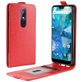 Mobigear Nokia 7.1 Étui à rabat - Rouge