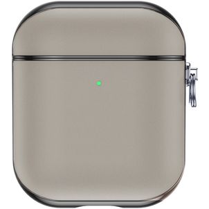 Valenta Snap Coque Apple AirPods 2 Coque en Cuir Véritable - Gris