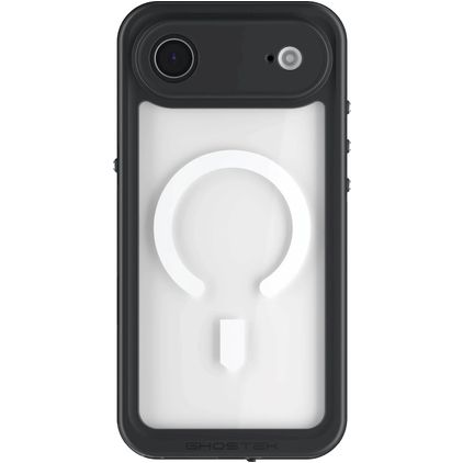 Ghostek Nautical Slim Coque Transparente iPhone Air MagSafe Coque arrière Imperméable Rigide Anti-Chocs - Transparent