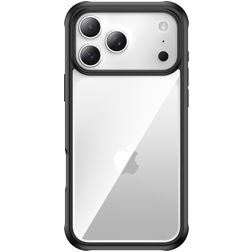 Valenta Full Cover Coque Transparente iPhone 17 Pro Coque arrière en Verre trempé Anti-Chocs - Transparent