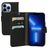 Mobiparts Saffiano Wallet Housse iPhone 13 Pro Etui Porte-Monnaie - Noir