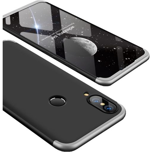 Mobigear TriGuard Coque Huawei P20 Lite (2018) Coque arrière Rigide - Noir / Argent