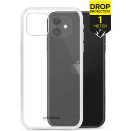 Mobilize Naked Protection Coque Transparente iPhone 11 Coque arrière Rigide Anti-Chocs - Transparent