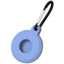 Mobigear Circle Key Coque Apple AirTag Porte-clés en en TPU Souple - Denim Blue