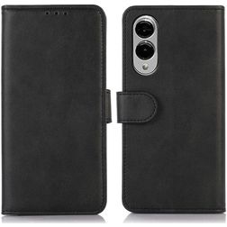 Mobigear Wallet Housse Samsung Galaxy S25 Edge Etui Porte-Monnaie - Noir