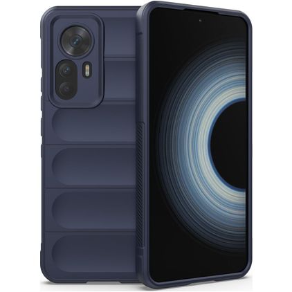 Mobigear Bumpy Coque Xiaomi 12T Coque arrière en TPU Souple - Dark Blue