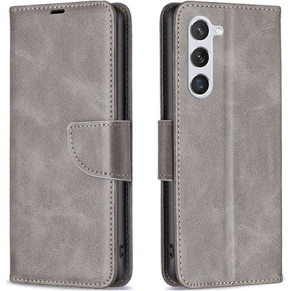 Mobigear Excellent Samsung Galaxy S23 Étui Portefeuille - Gris