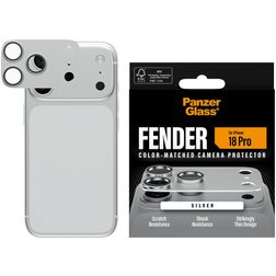 PanzerGlass FENDER iPhone 18 Pro Aluminium Protection caméra - Compatible coque - Argent