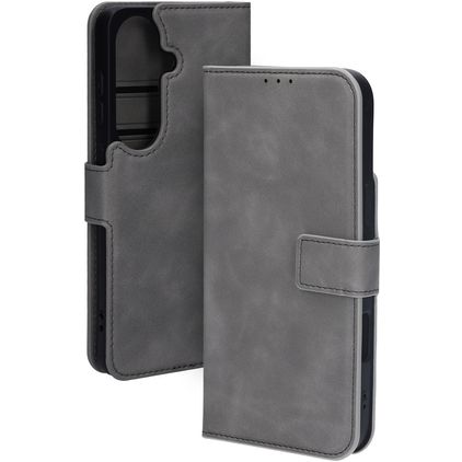 Mobiparts Classic Wallet Samsung Galaxy S26 MagSafe Étui - Granite Grey