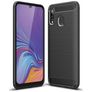 Mobigear Brushed Slim Coque Samsung Galaxy A40 Coque arrière en TPU Souple - Noir