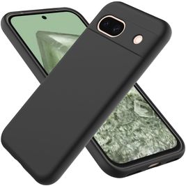 Mobigear Colors Coque Google Pixel 8a Coque arrière en TPU Souple - Noir
