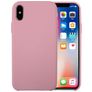 Mobigear Colors Coque iPhone X Coque arrière en Silicone - Rose