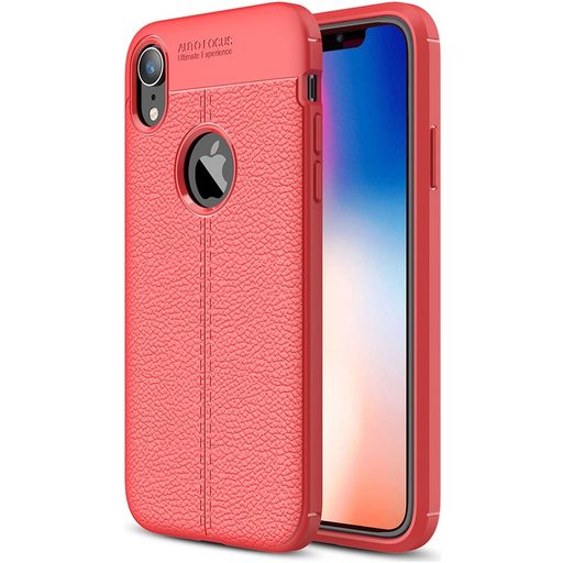 Mobigear Luxury Coque iPhone XS Coque arrière en TPU Souple - Rouge