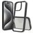 Mobigear Crystal Coque iPhone 16 Pro Coque arrière Rigide - Noir