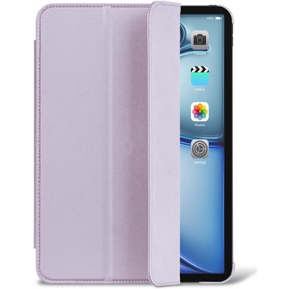 Decoded Textured Slim Coque iPad Air 4 (2020) Etui en Silicone Souple - Lavande