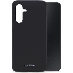 Mobilize Rubber Gelly Coque Samsung Galaxy A17 Coque arrière en TPU Souple - Noir
