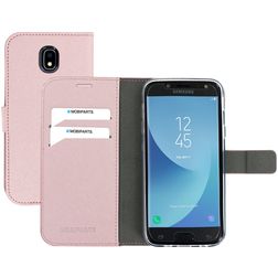 Mobiparts Saffiano Wallet Housse Samsung Galaxy J5 (2017) Etui Porte-Monnaie - Rose