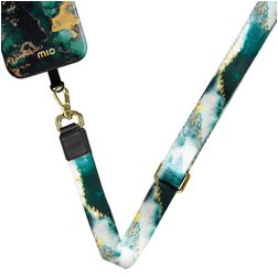MIO Lanyard Cordon de téléphone universel réglable - Green Marble